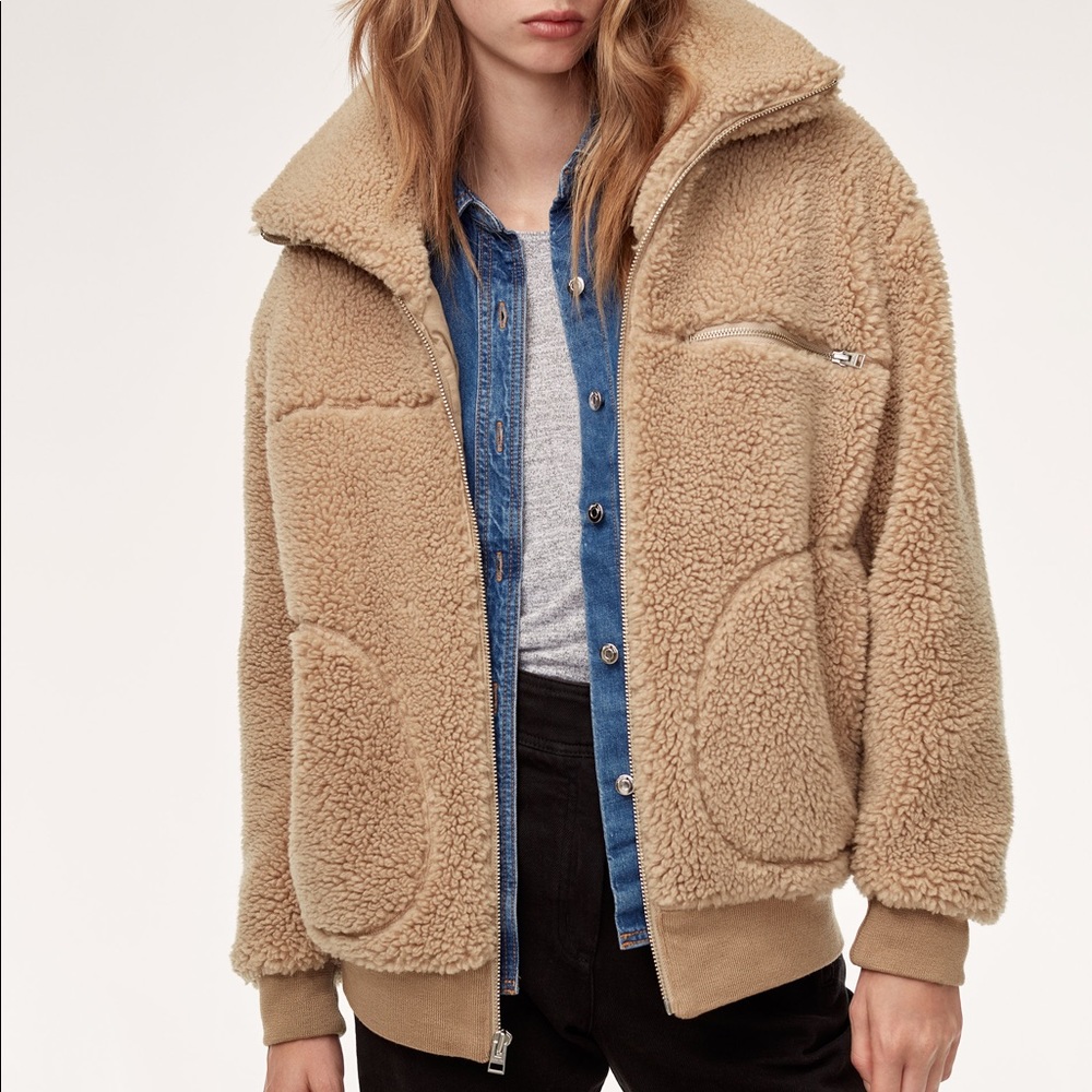 Aritzia Teddy Jacket XXS